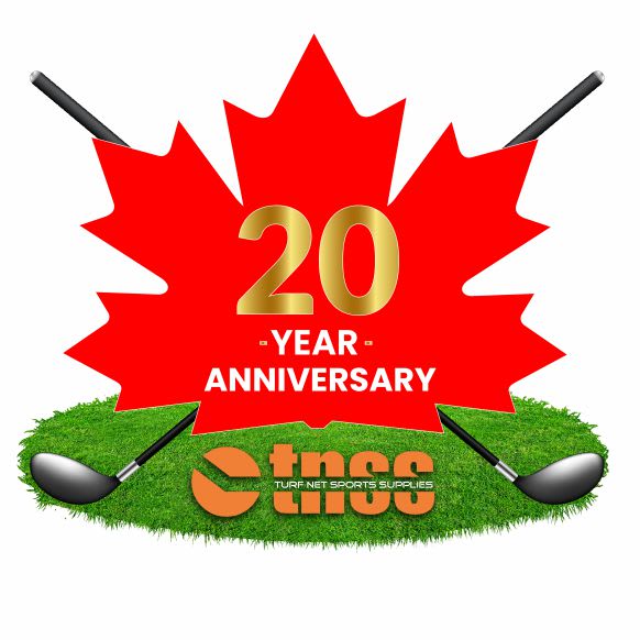 20 year anniversary crest for turf net sports supplies