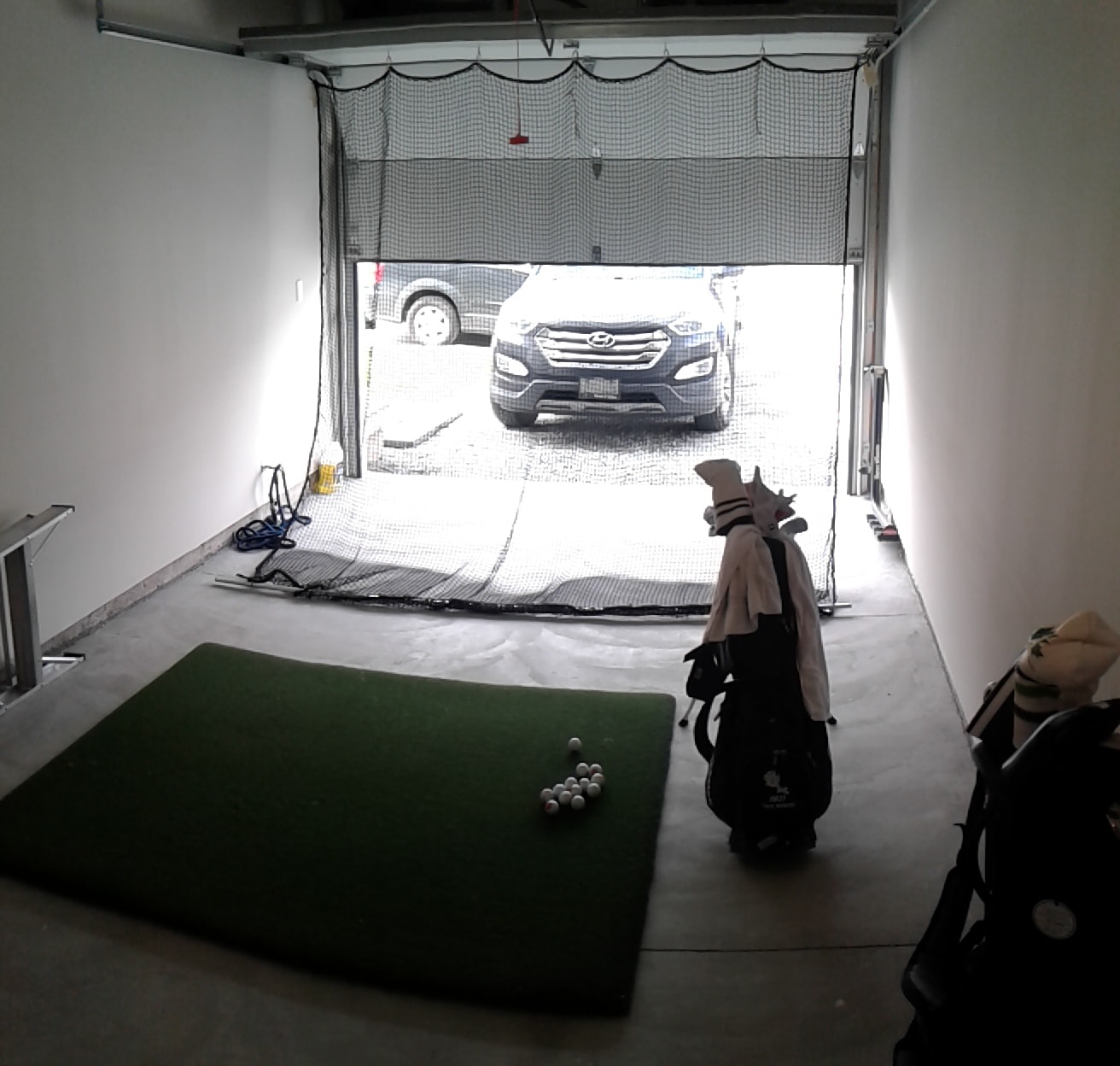 garage golf netting